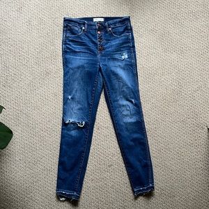 Madewell 10” High Rise Skinny Jeans